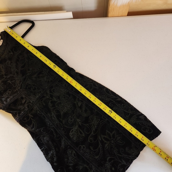 Free People Velvet Burnout Babe Black Paisley Bodycon Dress Size Small New NWT - Picture 11 of 12